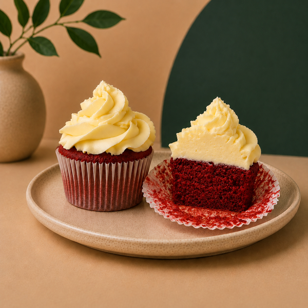 Red Retreat Cupcake
